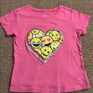 Girls emoji T-shirt